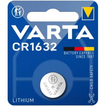 Litija baterija CR1632 DL1632 3V 130mAh 1gab VARTA VARCR1632