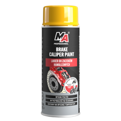 Krāsa bremžu suportiem 400ml DZELTENA +160C MA PROFESSIONAL 20-B34