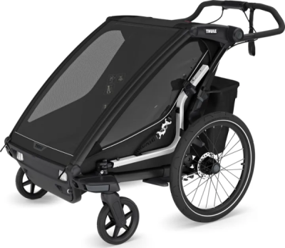 Bērnu velosipēda piekabe Chariot Sport 2 Black G3 THULE 10201031
