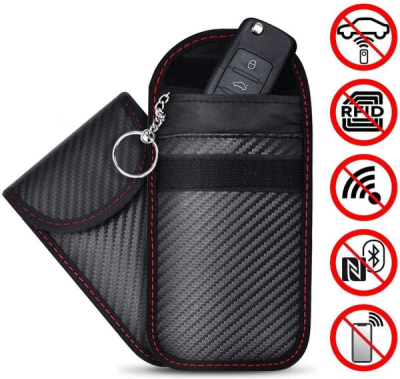 Atslēgu / karšu maciņš (KEYLESS) 13x8cm ar RFID bloķēšanas apvalku AMIO 02639