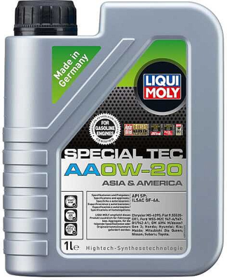 Motoreļļa Special TEC AA 1L 0W20 ASIA / USA API SQ ILSAC GF-7A LIQUI MOLY 6738