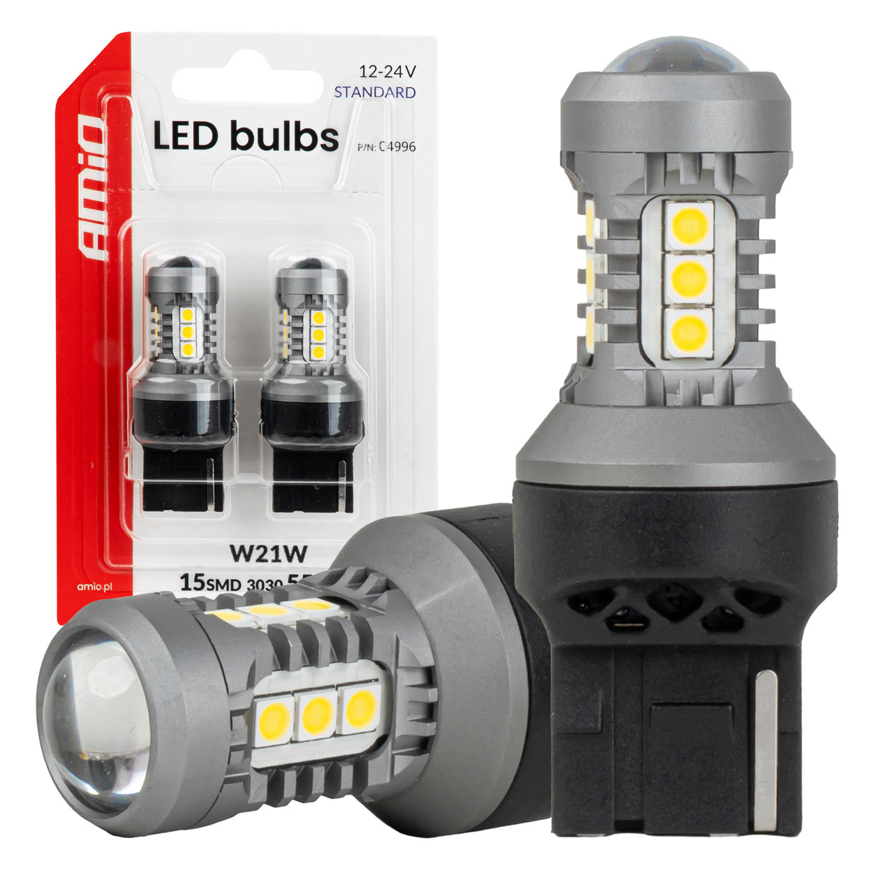 LED bulbs STANDARD 7440 W21W 3030