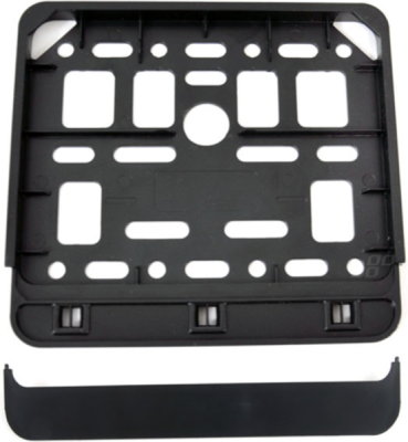 Numura zīmes rāmītis (paliktnis) motorollera melns 11.4cm x 14 cm AMIO 01169