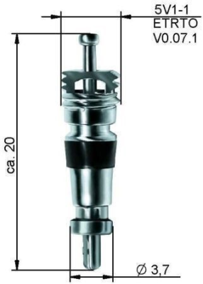 Ventilis 1gab ĪSAIS 0XAC0045VC-1