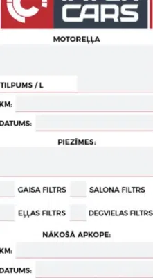 Servisa intervāla uzlīme ICLV-OILSTICK.IC150