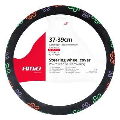 Steering wheel cover SWC-46-M (37-39cm) AMIO 02987