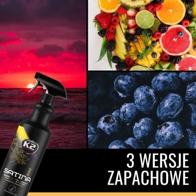Salona apdares kopšanas līdzeklis SATINA PRO 1L MELLEŅU AROMĀTS K2 D5001