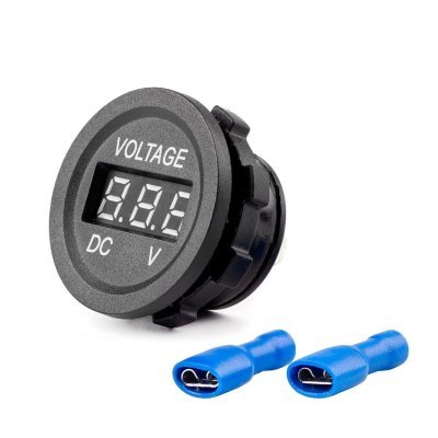 Voltmetrs iebūvējams 3-32V 37mm AMIO 02852