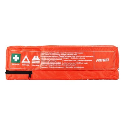 COMBI PLUS set (First aid kit, vest, warning triangle) AMIO COMBIPLUS