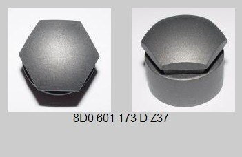 Riteņa skrūves vāciņš (sekretkai) VAG (PELĒKS) DROŠĪBAS SKRŪVEI OE VAG 8D0601173DZ37