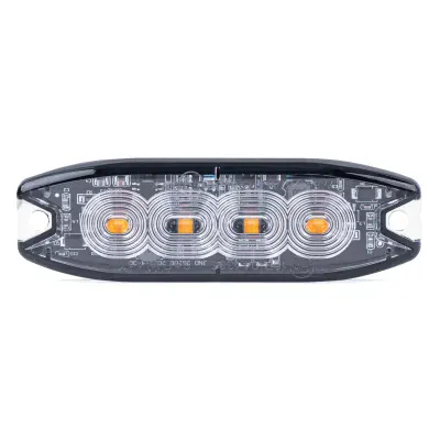 LED Warning lamp 4 LED R65 R10 12-24V AMIO-02298 AMIO 02298