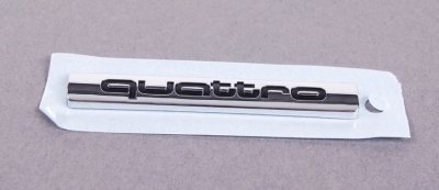 Uzraksts QUATTRO AUDI A3 04- / A4 08- / A6 09- OE VAG 8H08537372ZZ