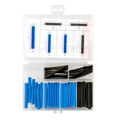 Termocaurule (heat shrink) komplekts 36gab. Termiski sarūkošas caurules AMIO 03029