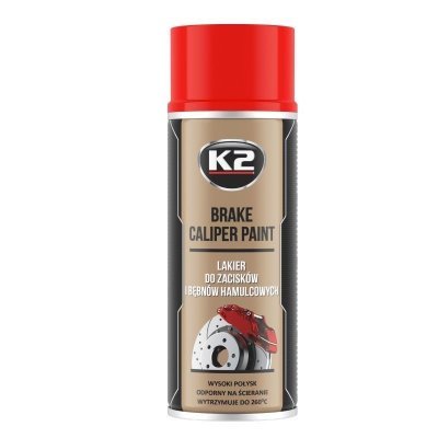 Krāsa bremžu suportiem SARKANA 400ml +260C TUNER K2 L346CE