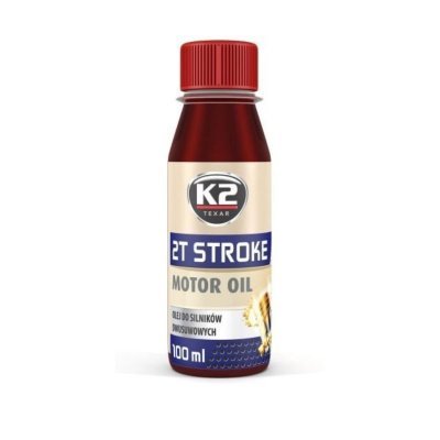 Divtaktu motoreļļa (pussintētiska) 100ml SARKANA 2T STROKE OIL K2 O528REDML100S