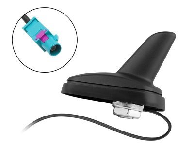 Jumta antena ar pastiprinātāju VW grupa 520 - 1710 KHz, 87 - 108 MHz BLOW 22-682