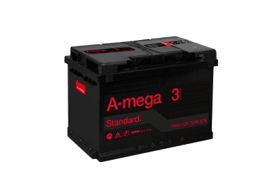 Akumulators STANDARD 74Ah / 720A 278x 175x 190mm A-MEGA 3MS74R