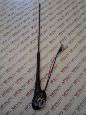 Antena ar pastiprinātāju aktīvā 45cm + 15cm / 42° leņķis / M10 SOLING AN251