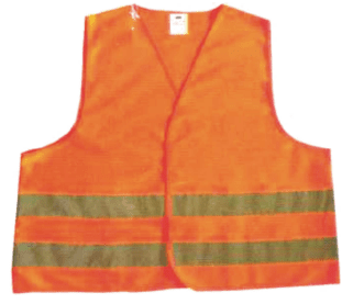 Atstarojošā drošības veste ORANŽA ALBURNUS --10170OR