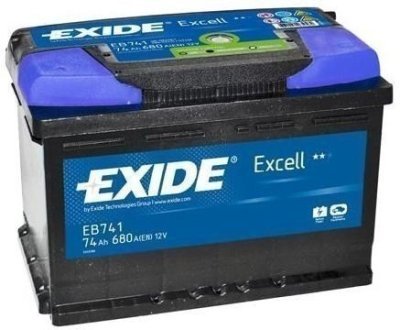 Startera akumulatoru baterija EXIDE EB741
