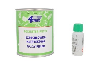 Špakteļmasa ar cietinātāju POLYESTER PUTTY 1KG 4 MAX 1101-05-0004E