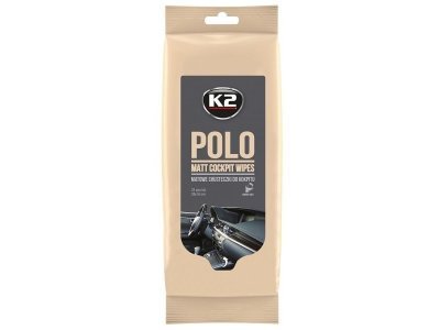 Salvetes auto paneļa kopšanai POLO 25gab POLO MATT WIPES K2 K425