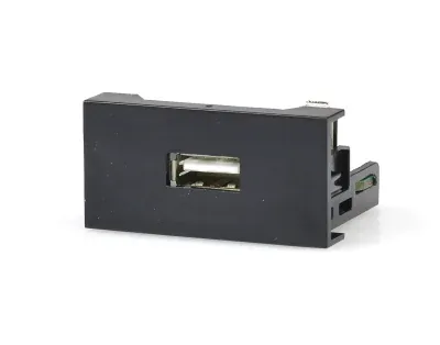USB ligzda universāla iebūvējama 22,5x45mm 203859