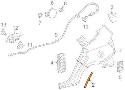 Aizsarguzlīme TOYOTA OE TOYOTA 5874247020