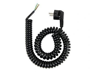 Spirālveida elektrības kabelis vads 3x1mm 5m 220v BLOW 97-601