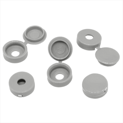 Plastmasas uzspiežams aizsargvāciņš numura zīmes skrūvei PELĒKS 1gab REM FX-G-12