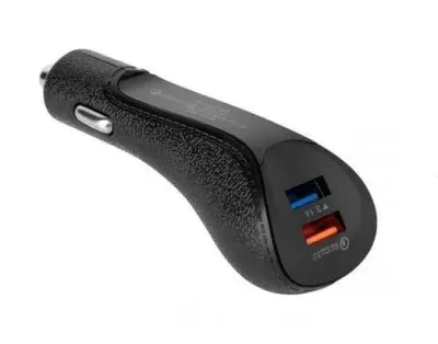 Telefona lādētājs USB Quick Charge 3.0 2xUSB 15W 5V / 9V / 12V RB-6300