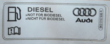 Uzlīme AUDI 08- OE VAG 8K0010508R