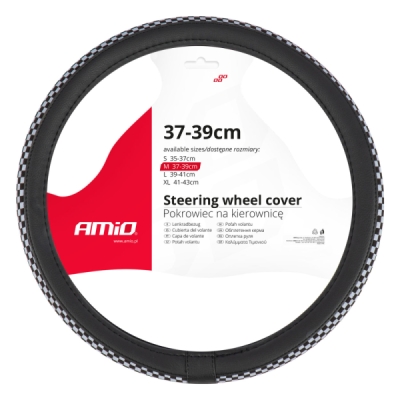 Steering wheel cover SWC-60-M (37-39cm) AMIO 04170