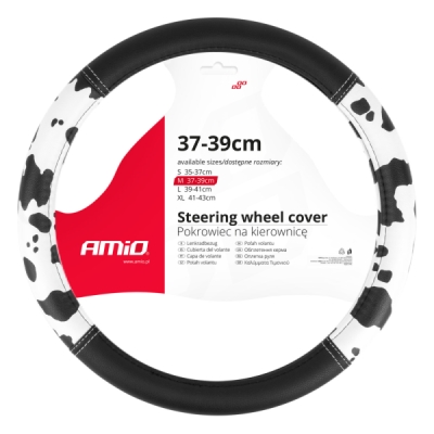 Steering wheel cover SWC-62-M (37-39cm) AMIO 04172