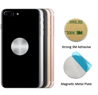 Metāla plāksnīte telefona magnētiskajam turētājam 40x0.3mm 40x0.3mm