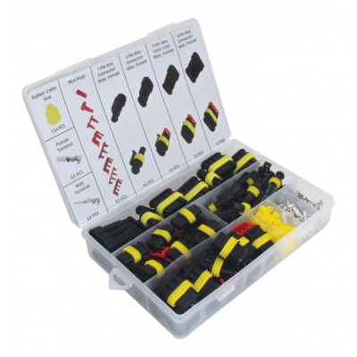 Vadu savienojums hermētisks KOMPLEKTS 1 / 2 / 3 / 4 PIN IP67 -40°C +105°C 352gab ASTA A-TC539