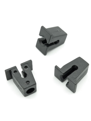 Skrūves ligzda plastmasas 7x12mm MELNA SMILGA 370061