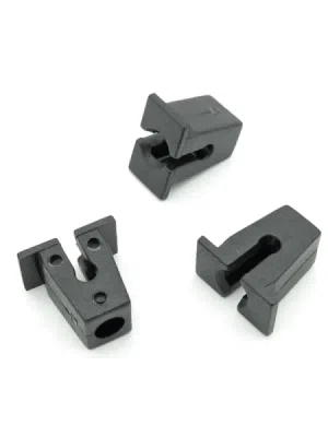 Skrūves ligzda plastmasas 7x12mm MELNA SMILGA 370061