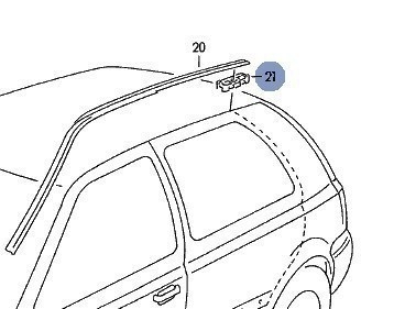 Jumta uzlikas stiprinājums VW GOLF 3 / VENTO / SKODA SMILGA 370434
