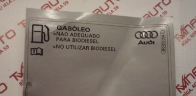 Uzlīme degvielas bākas vāciņam AUDI A6 C6 05-08 / Q7 07-09 OE VAG 4F0010394S