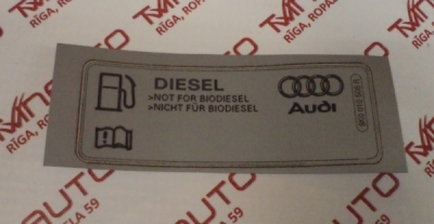 Uzlīme degvielas bākas vāciņam AUDI A6 C6 4F 05-11 / Q7 07-09 OE VAG 4F0010395