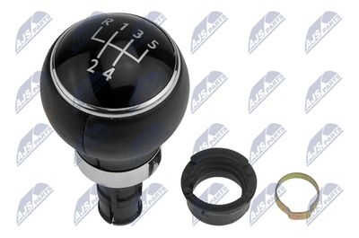 Ātrumpārslēga uzgalis ādas (5 ātrumi) VW GOLF 5 / 6 / JETTA 3 NTY GZB-VW-027