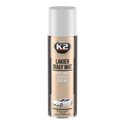 Krāsa aerosolā 500ml BALTA MATĒTA K2 L342