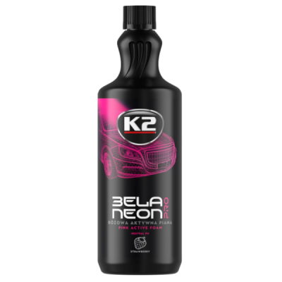Aktīvās putas (Snow Foam) BELA NEON PRO Rozā zemeņu aromāts 1L K2 D0151