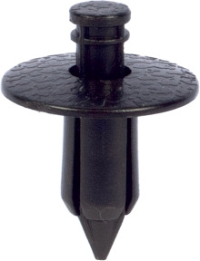 Stiprinājuma poga 6.5mm / 6.6mm Melna T: 18 F: 6,6 H: 24 AutoClips AC-504