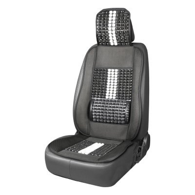 Seat mat with lumbar support and headrest AMIO-03648 AMIO 03648
