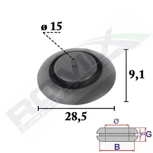 Tapsējuma podziņa ROMIX C70674
