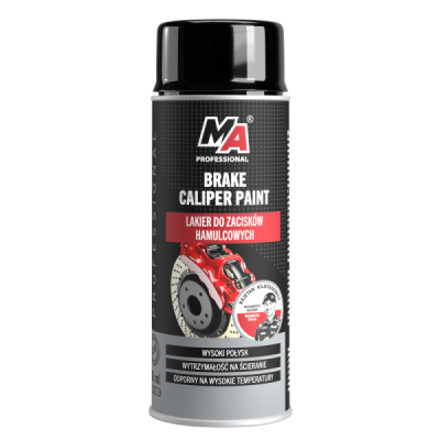 Krāsa bremžu suportiem 400ml MELNA +160C MA PROFESSIONAL 20-B35