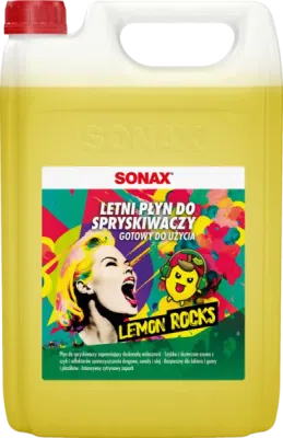 Vējstiklu šķidrums VASARAS 4L CITRONU AROMĀTS SONAX 01604050