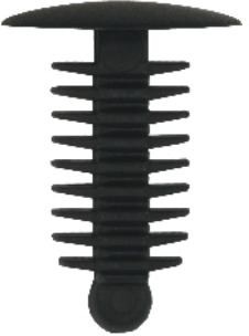 Stiprinājuma poga 6mm / 7mm / 14mm MELNA (eglīte) AutoClips AC-21A